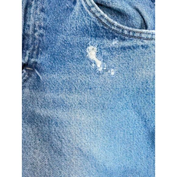 DESTROYED Vintage 90s Y2K WRANGLER Denim Jeans 31x29 ACTUAL Workwear Grunge Dad - Picture 4 of 9